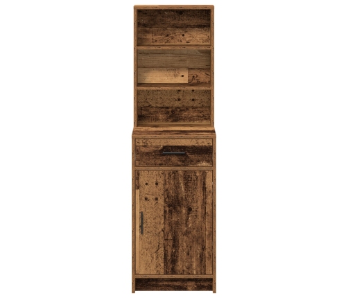 Alto Armario Madera Vieja 40x41x135 cm
