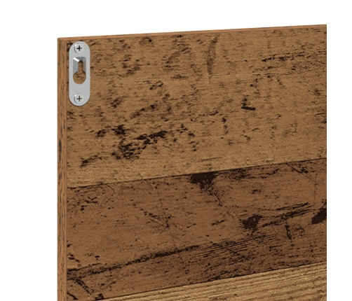 Espejo de baño de madera vintage  90x10,5x37 cm