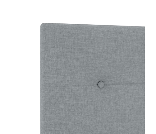 Cama  Gris Claro 100x200 cm con Estructura de Tela