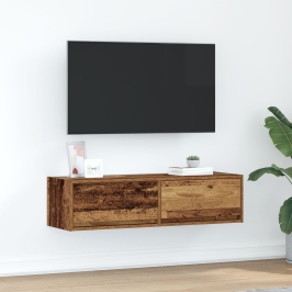Mueble para TV Madera Vieja 100x31x25,5 cm Madera Elaborada