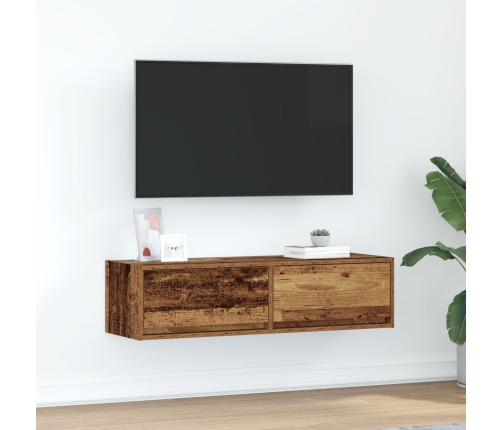 Mueble para TV Madera Vieja 100x31x25,5 cm Madera Elaborada