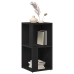 Gabinete Esquinero  Negro Roble 33x33x67 cm Madera Elaborada