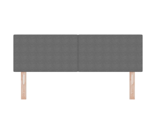 Cabecero  Diseño Sencillo Gris Claro 140 cm Tela de Corduroy