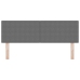 Cabecero  Diseño Sencillo Gris Claro 140 cm Tela de Corduroy