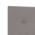 Cabecera  con botones acolchados taupe 200 cm tela