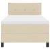 Marco de Cama  con Colchón Beige Tela 90 x 200 cm Colchón de Cama