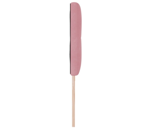 Cabecero  Acolchado con Botones Rosa 200 cm de Terciopelo