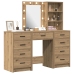Set de Tocador de 3 Piezas  con LED en Madera Artesanal Elaborada