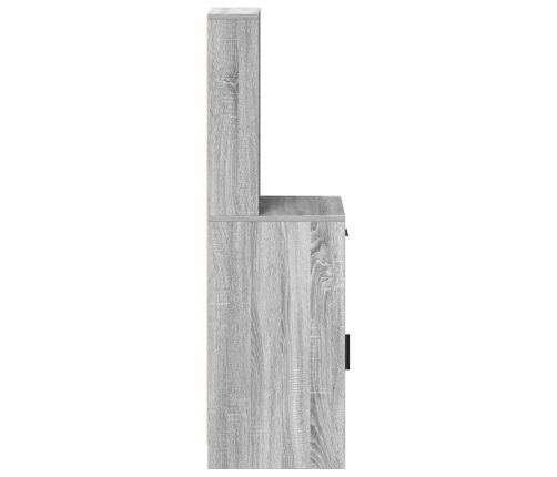 Almacén Alto Gris Sonoma 40x41x135 cm Madera Elaborada