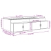 Estructura de Cama de Almacenamiento Blanca 75x190 cm