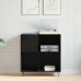 Armario para Registros en Roble Negro 84.5x38x90 cm