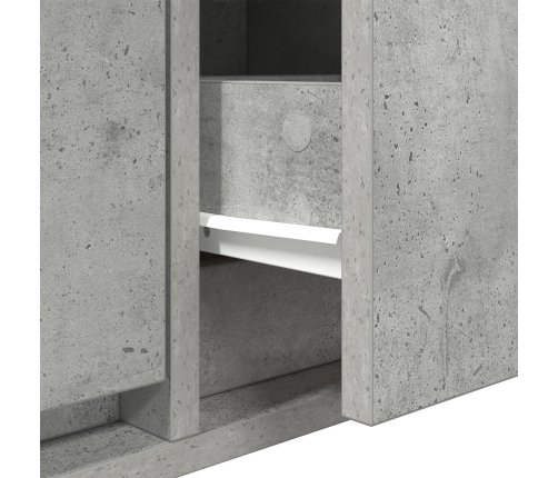 Mueble de TV  Gris Concreto Madera Compuesa 100 x 31 x 25.5 cm