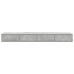 Mesa de Noche Gris Concreto Madera Elaborada 150 x 36.5 x 16.5 cm