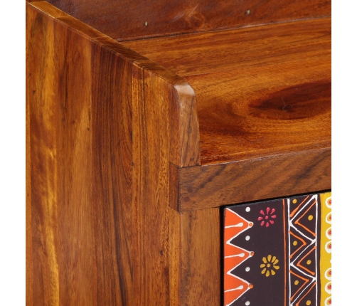 Banco para zapatos  100x35x45 cm de madera maciza de acacia