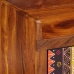 Banco para zapatos  100x35x45 cm de madera maciza de acacia