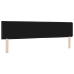 cabecero LED  Diseño de Líneas Negro 200 cm Tela
