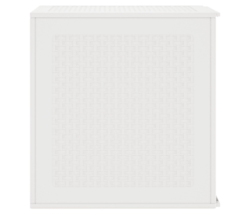 Caja de almacenamiento exterior  blanca 55x53x57 cm PP