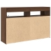 Aparador  Roble Marrón Madera de Ingeniería 116 x 30 x 75 cm