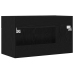 Mueble de baño  Negro Roble 90x38,5x46 cm Madera elaborada