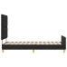 Cama  Negra 80x200 cm Tela