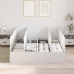 Estructura de Cama  Blanca MDF 140 x 200 cm
