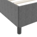 Estructura de Cama  Gris Claro 100x200 cm Tela de Corduroy