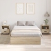 Estructura de Cama con Almacenamiento  Sonoma Roble 120x200 cm
