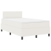 Cama con Box Spring  con Colchón Crema 120x200 cm Tela de Pana