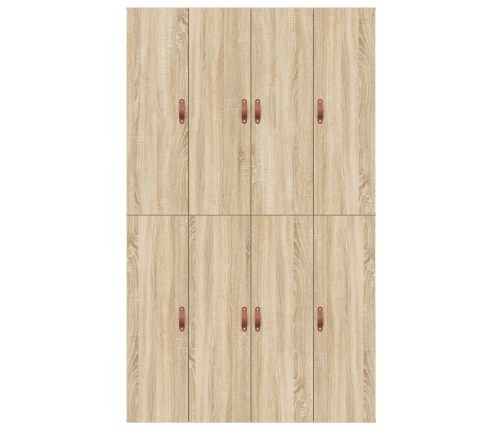 Estructura de Cama con Almacenamiento  Sonoma Roble 120x200 cm