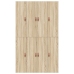 Estructura de Cama con Almacenamiento  Sonoma Roble 120x200 cm