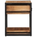 Mesita de Noche  40x40x50 cm Madera Sólida de Acacia