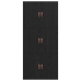 Estructura de Cama  Roble Negro 75x190 cm Madera Fina