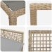 Set de 5 Beige y Negro