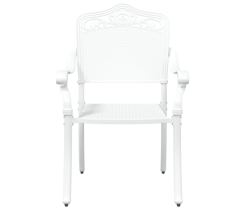 Set de 3 Blanco Aluminio Fundido 150x90x72 cm Duradero