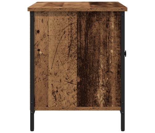 Cabinet de TV  Madera Vieja 80x40x50 cm Madera Ingenierizada y Acero