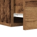 Mesitas de noche  2 pcs Montadas en la pared Madera vieja 35x35x20 cm