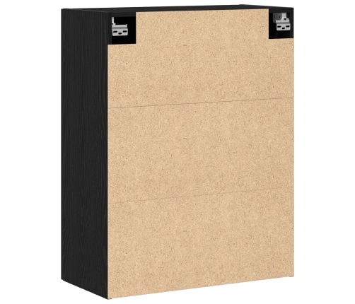Armario de Pared  Negro Roble 69,5x34x90 cm Madera Elaborada