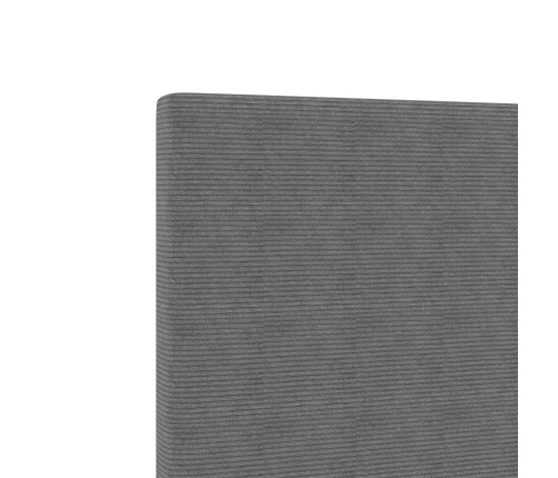 Cabecero  Diseño Sencillo Gris Claro 140 cm Tela de Corduroy