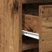 Conjunto de Tocador de 2 Piezas con LED Madera Vieja Madera Ingenierizada