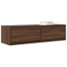 Aparador de TV  Marrón Roble 100x31x25,5 cm Madera elaborada