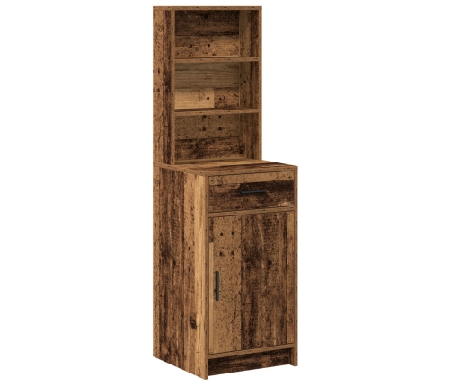 Alto Armario Madera Vieja 40x41x135 cm