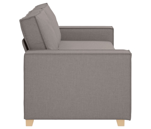 Sofá de 3 plazas  Taupe 180 cm Tela
