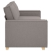 Sofá de 3 plazas  Taupe 180 cm Tela