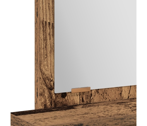 Tocador con Cajones en Madera Vieja 50x41x140 cm