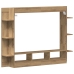 Cabinet de TV Wall-Mounted de  en Roble Artesanal 152x22x113 cm