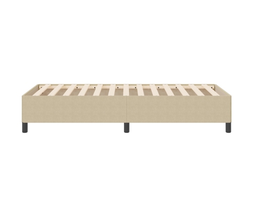 Estructura de Cama Verde Claro Gris 90x190 cm Tela de Pana