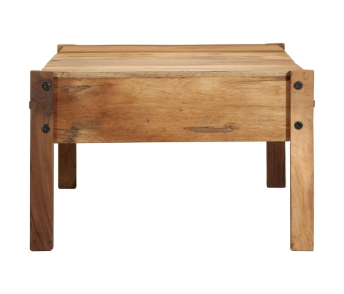 Mesa de café  110x55x35 cm madera sólida reciclada