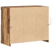 Aparador  con Luces LED Madera Vieja 81x37x67 cm