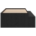 Cama de Almacenamiento  Roble Negro 75x190 cm