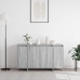 Aparador gris Sonoma gris Madera ingenierizada 135 x 41 x 75 cm